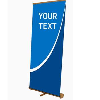 Stand-up banner